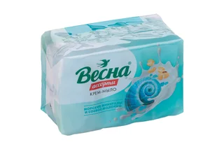 Крем-мыло Весна Ассорти морские минералы / соевое молочко 300 гр