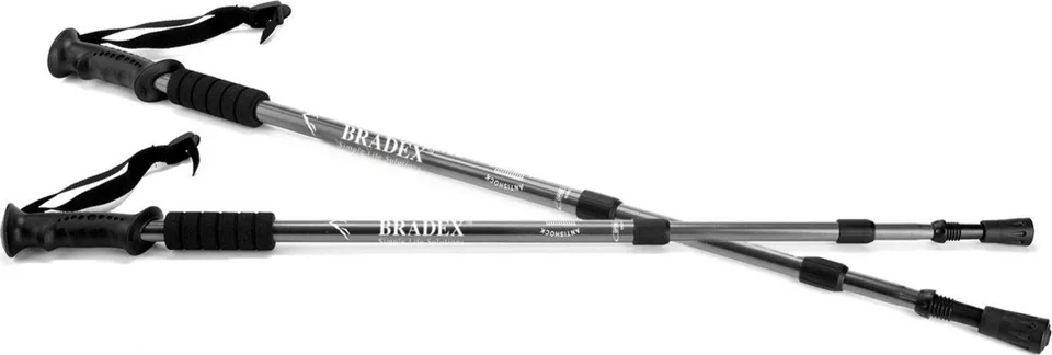 Палки Bradex для скандинавской ходьбы складные телескопические