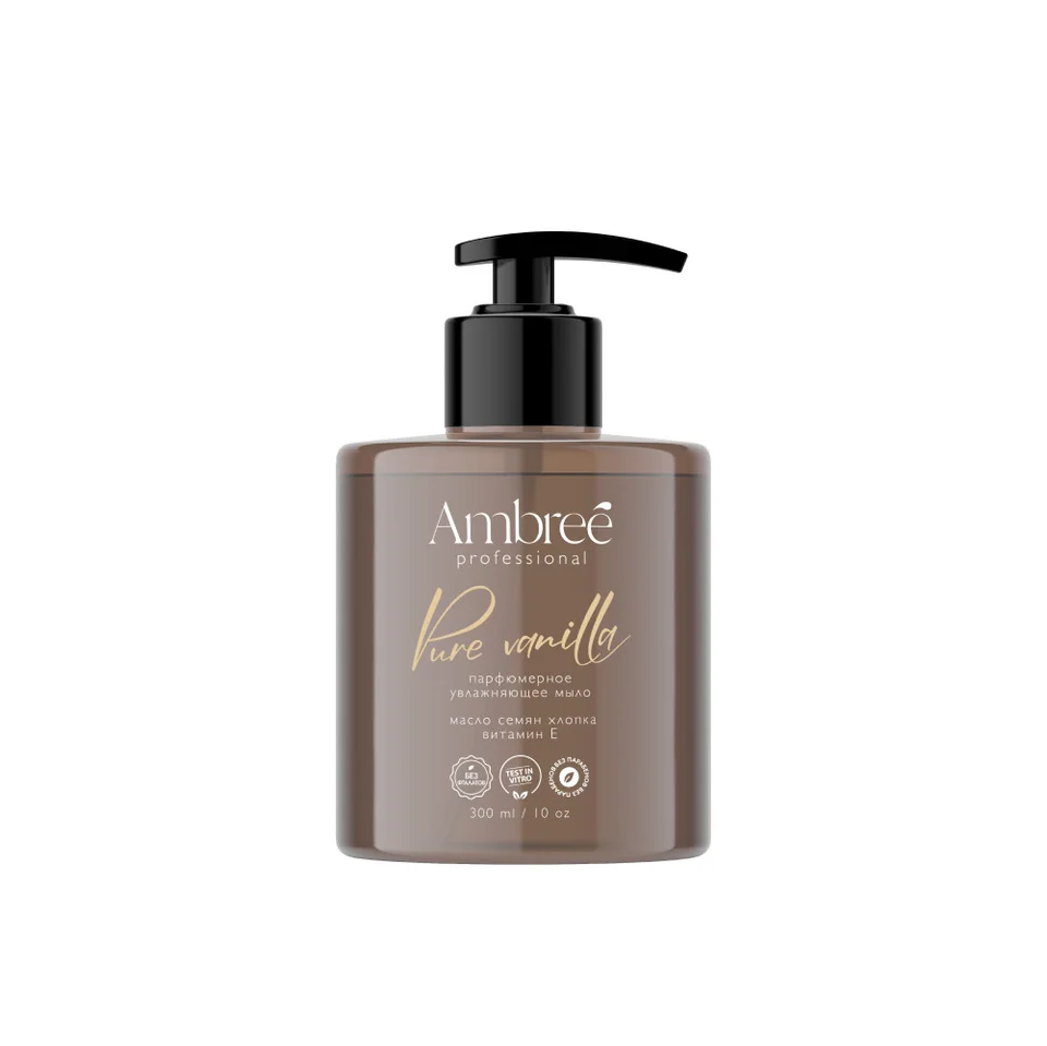 Мыло парфюмерное для рук и тела Ambree professional Pure Vanilla 300 мл