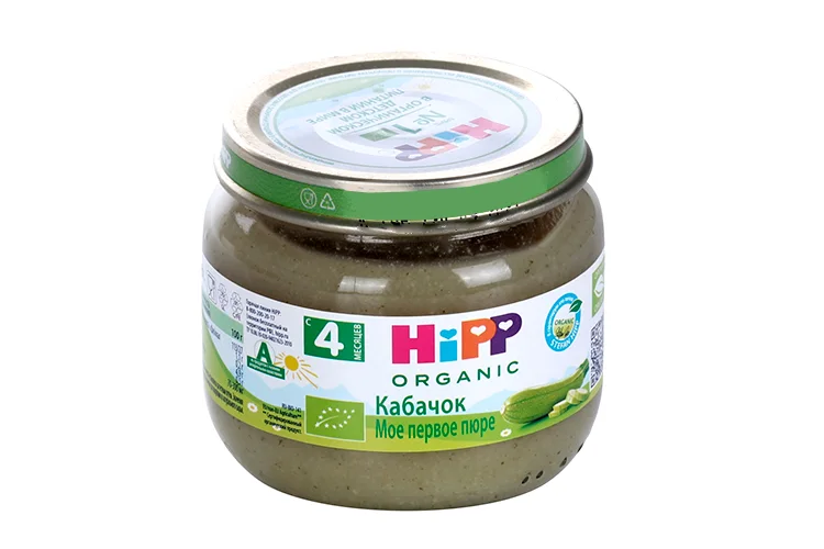 Пюре Хипп овощное Кабачок 80 гр