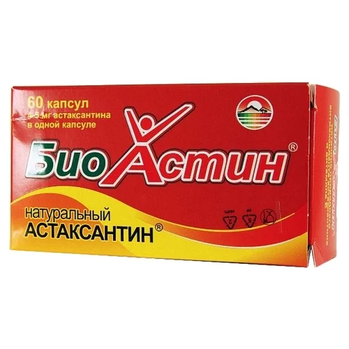 Биоастин Астаксантин капсулы 60 шт
