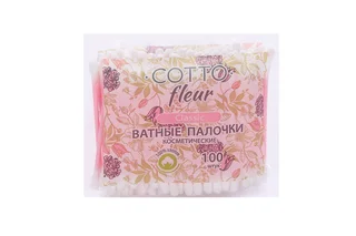Ватные палочки Cotto Fleur 100 шт розовый