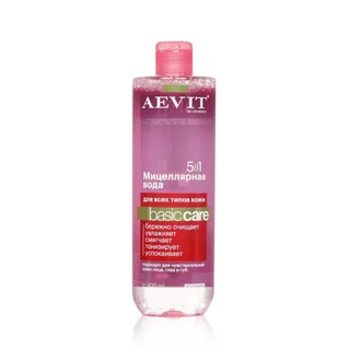 Мицеллярная вода Aevit BY Librederm Basic Care 5 в1 для всех типов кожи 400 мл