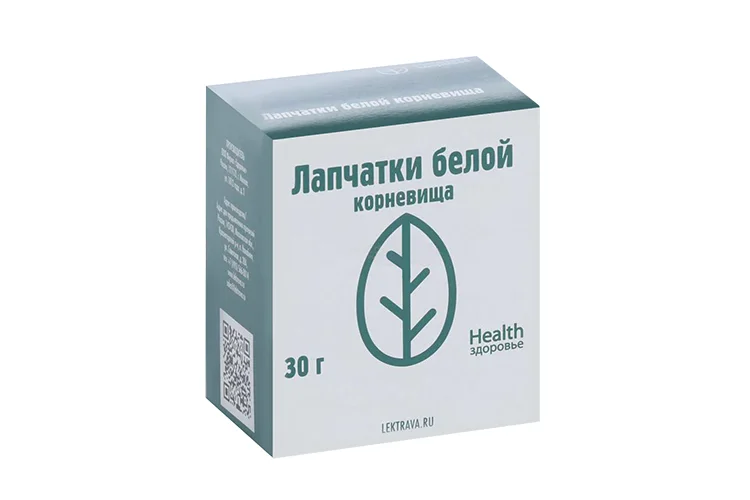 Лапчатка белая корневище, 30 г, сырье растительное