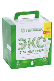 Прошок стиральный Synergetic в стиках 100 шт