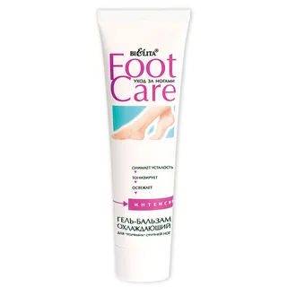 Гель-бальзам охлаждающий для "горящих" ступней ног Foot Care 100 мл Белита