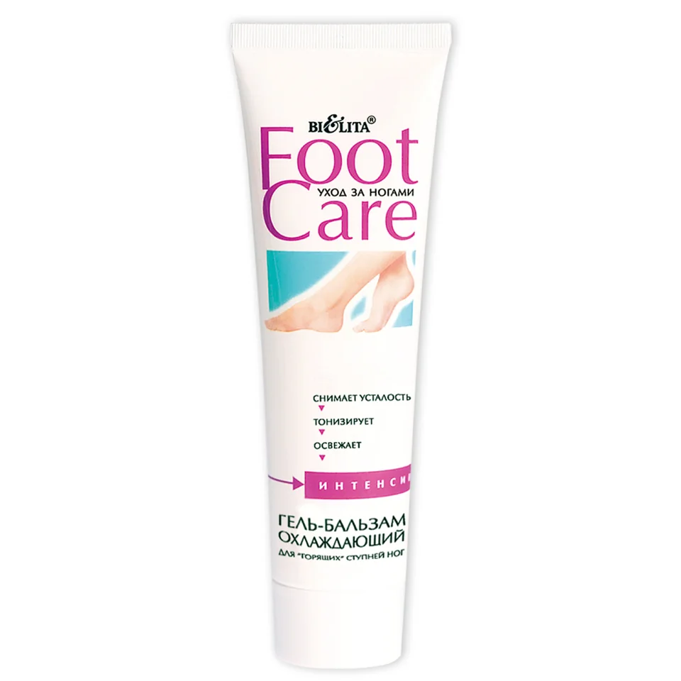 Гель-бальзам охлаждающий для "горящих" ступней ног Foot Care 100 мл Белита