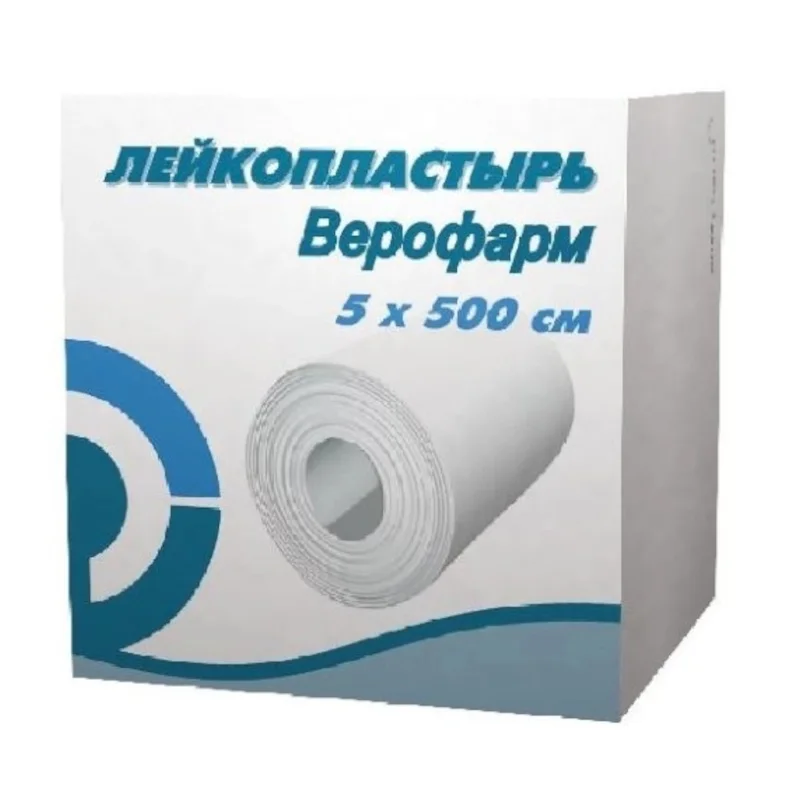 Лейкопластырь 5 см × 500 см Рулон 1 шт