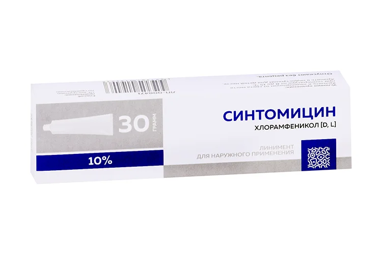Синтомицин линимент 10 % 30 г