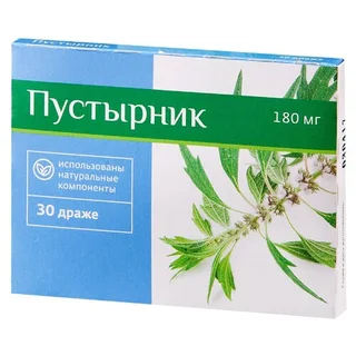 Биокор пустырник драже 180 мг 30 шт