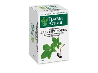Элеутерококка корни с шиповником серии Алтай 50 гр