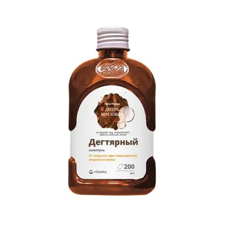 Витатека шампунь Дегтярный для жирный волос п перхоти200 мл