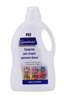Средство АлмаКлин P02 Шелк и орхидея для стирки цветного белья 1 500 мл (P02-Ш/О- 1,5Л)