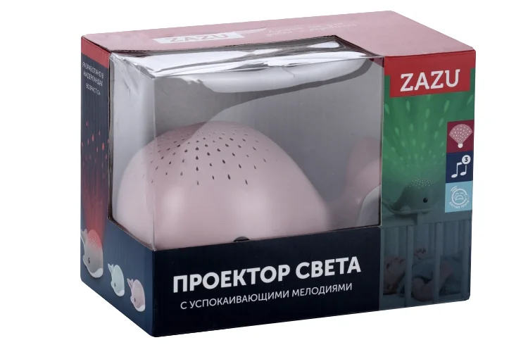 Проектор Zazu водяных капель Кит Валли розовый