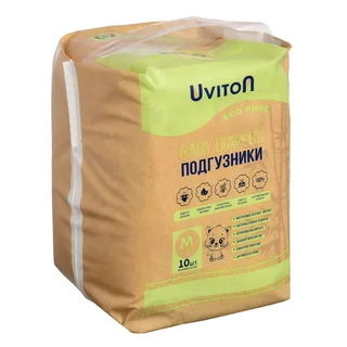 Подгузники для новорожденных размер 2 (5-11 кг) 10 шт Uviton