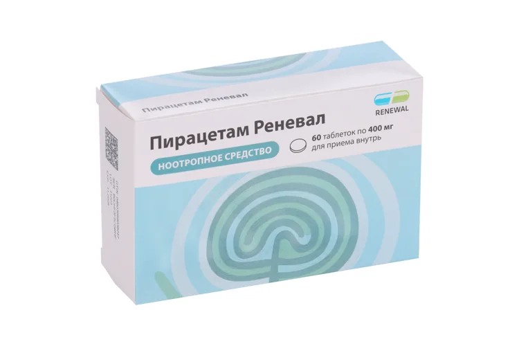 Пирацетам Реневал таблетки 400 мг 60 шт