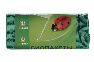 Пакеты Ufapack био для мусора 60 л 20 шт