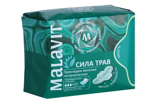 Прокладки Малавит Сила трав женск гигиен 3 капли 10 шт