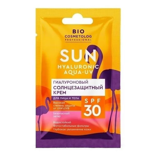 Крем Bio Cosmetolog Sun гиалуроновый солнцезащитный SPF 30, 25 мл