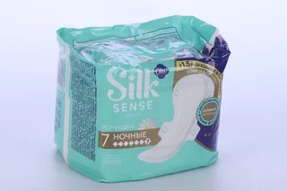 Прокладки Ola Silk Sense Wings Classic Singles Night Plus 7 шт