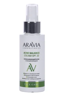Крем Aravia Laboratories Acne Balance SPF 20 Успокаивающий с ниацинамидом 100 мл