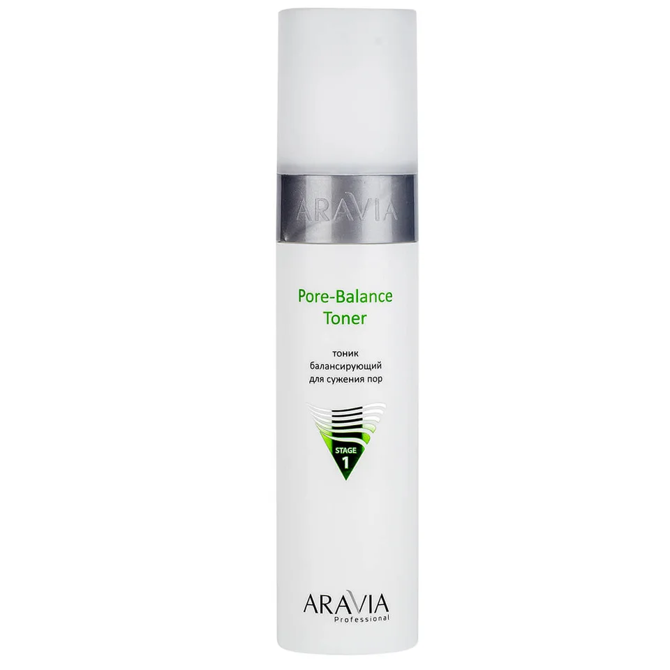 Тоник балансирующий для сужения пор для жирной и проблемной кожи Pore-Balance Toner 250 мл Aravia Professional