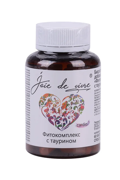 Фитокомплекс с таурином ММ Joie de vivre, 60 шт, капсулы