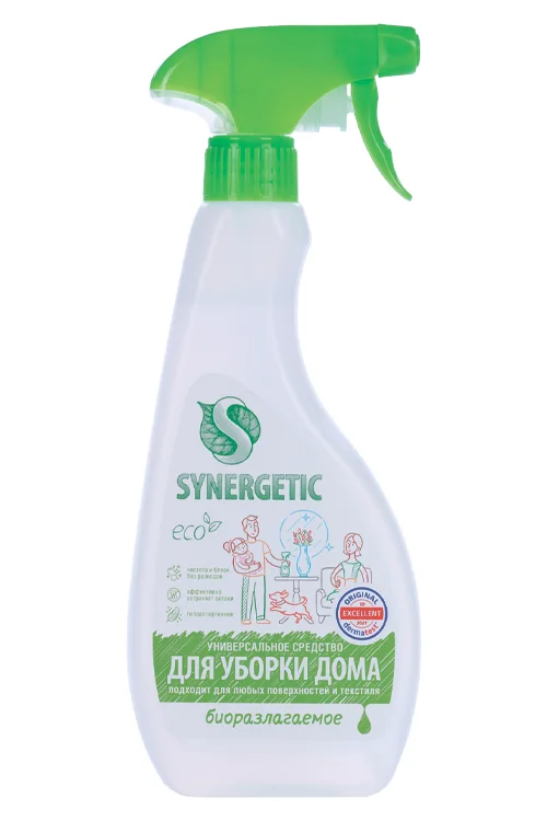 Средство Synergetic универсальное для уборки дома / любых поверхностей / текстиля 0,5 л