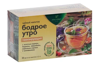 Чайный напиток Алтай-Селигор Бодрое утро 1,5 гр 20 шт ф/п