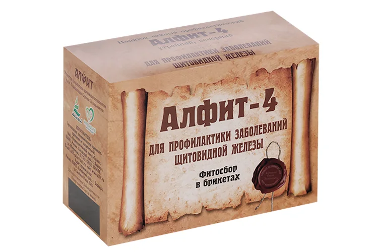 Алфит-4 Щитовидный 2 гр 60 шт
