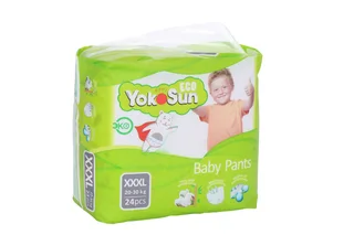 Подгузники-трусики YokoSun Eco дет XXXL (20-30 кг) 24 шт