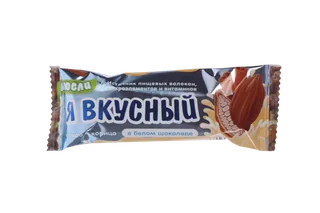 Батончик мюсли Я вкусный какао / корица в белом шоколаде, 25 г