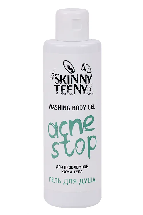 Гель Skinny Teeny Акнестоп для пробл кожи тела для душа 195 мл