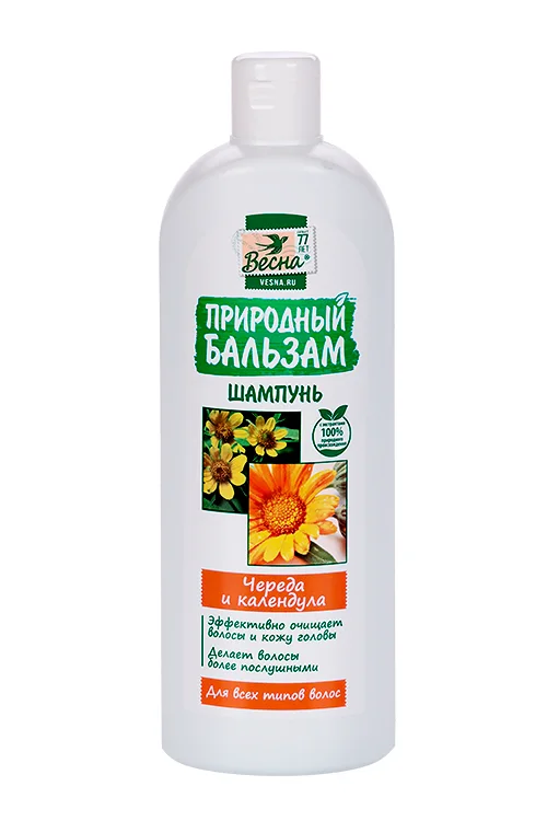 Шампунь Весна череда / календула для всех типов волос, 430 г