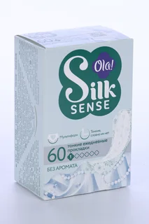 Салфетки Ola silk sense light стринг-мультиформ 60 шт