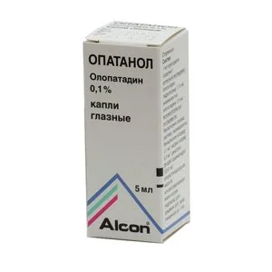 Опатанол капли 0.1 % 5 мл