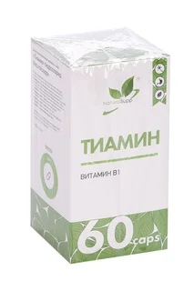 Тиамин гидрохлорид Naturalsupp 60 шт капсулы