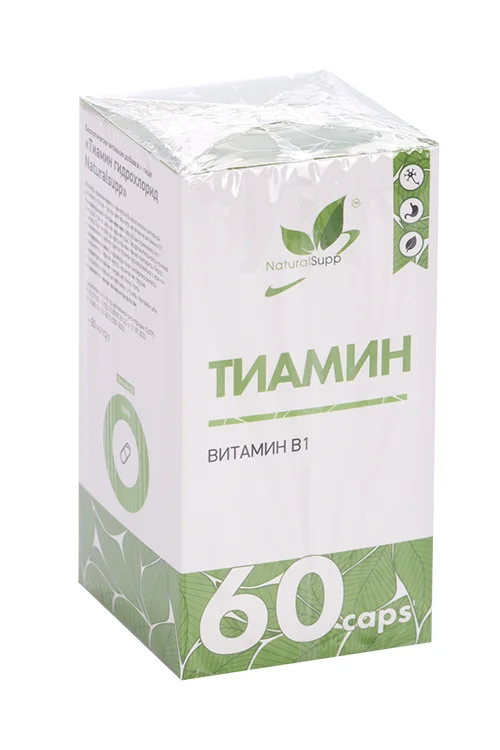 Тиамин капсулы 50 мг / мл 60 шт
