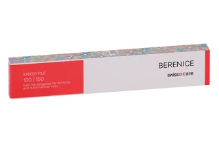Пилка Berenice для ногтей полумесяц зебра 100/150