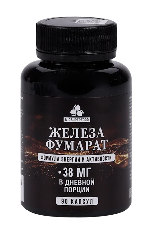 Железа фумарат Миофарм, 400 мг, 90 шт, капсулы