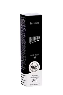 Краска Innovator Cosmetics Bronsun для ресниц и бровей цвет черный 15 мл