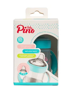Детская обучающая бутылочка (поильник) "Baby Pino" 150 мл.