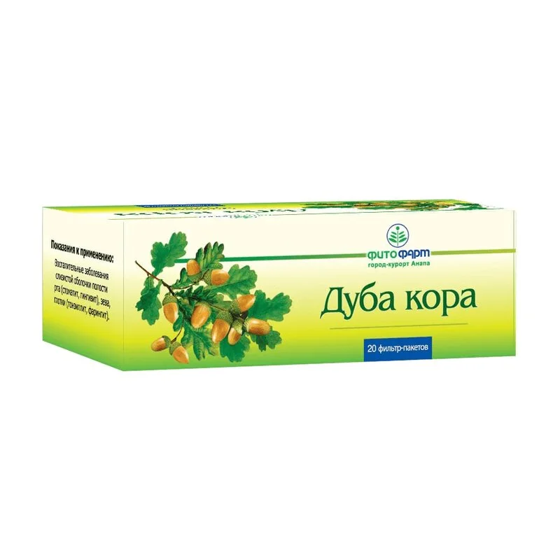 Дуб [Кора] Ф/П 1,5 гр 20 шт