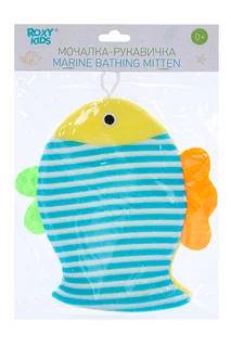 Мочалка-рукавичка Roxy-Kids Marine Mitten для купания малышей