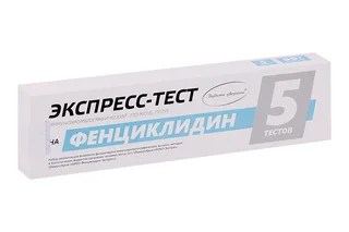 Экспресс-тест Будьте уверены ИммуноХром-Фенциклидин для выявл фенциклидина по моче / поту 5 шт набор