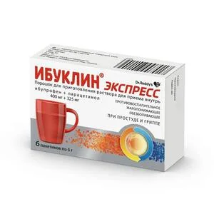 Ибуклин порошок 400 мг 6 шт