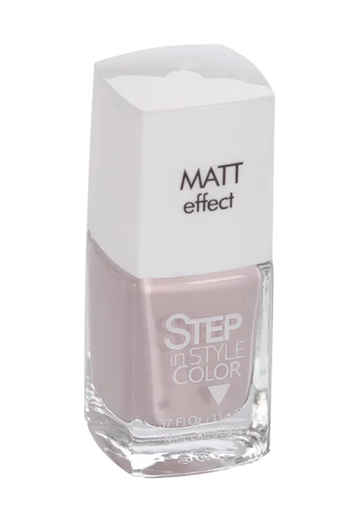 Лак Step in Style Color для ногтей LE71 матовый / бежевый 11 мл