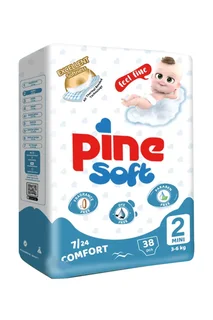Подгузники детские 2 Pine Soft 3D Mini (3-6 кг) 38 шт