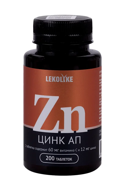 Цинк Ап Lekolike 300 мг 200 шт таблетки банка