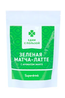 Матча-латте Едим с пользой Зеленая с манго 200 гр